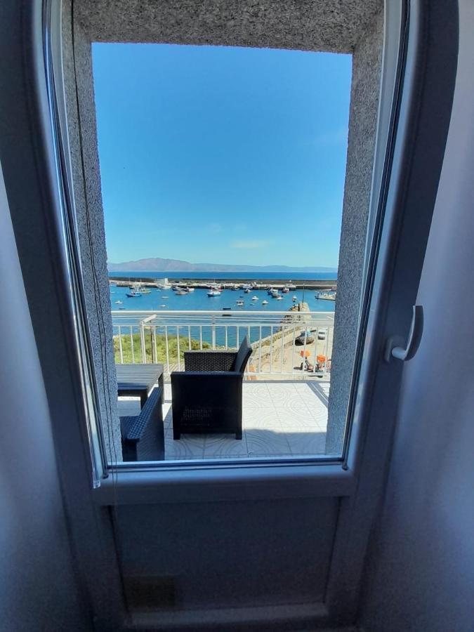 Apartamento vista al Puerto de Finisterre Exterior foto