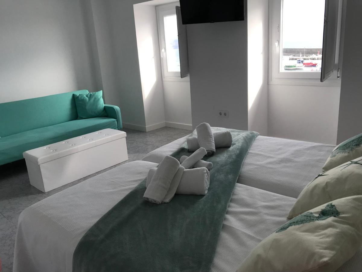 Apartamento vista al Puerto de Finisterre Exterior foto