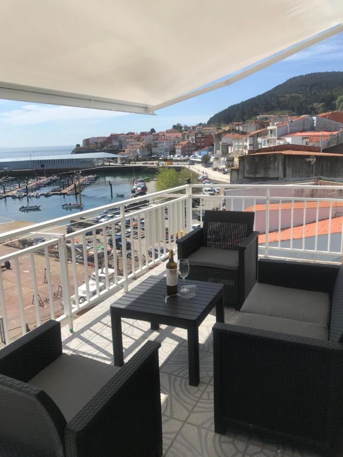 Apartamento vista al Puerto de Finisterre Exterior foto